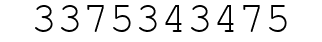Number 3375343475.