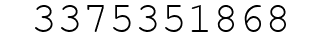 Number 3375351868.