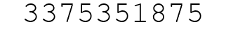 Number 3375351875.