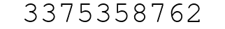 Number 3375358762.