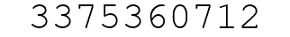 Number 3375360712.