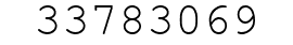 Number 33783069.