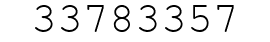 Number 33783357.