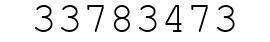 Number 33783473.