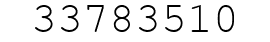 Number 33783510.