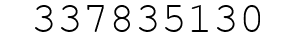 Number 337835130.