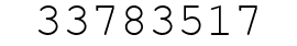 Number 33783517.