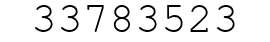 Number 33783523.