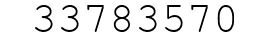 Number 33783570.