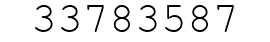 Number 33783587.