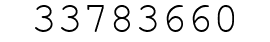 Number 33783660.