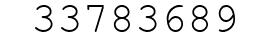 Number 33783689.