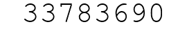 Number 33783690.