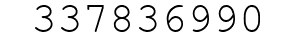 Number 337836990.