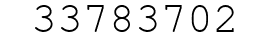 Number 33783702.
