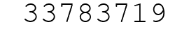 Number 33783719.
