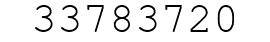 Number 33783720.