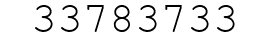Number 33783733.