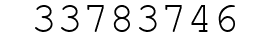 Number 33783746.