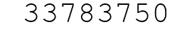 Number 33783750.