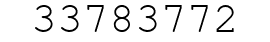 Number 33783772.