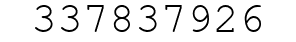 Number 337837926.