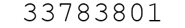 Number 33783801.