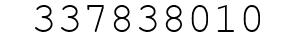Number 337838010.