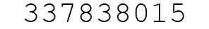 Number 337838015.