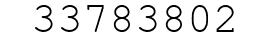 Number 33783802.