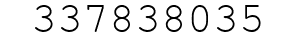 Number 337838035.