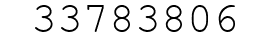 Number 33783806.