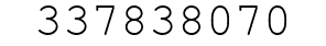 Number 337838070.