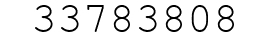 Number 33783808.