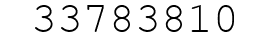 Number 33783810.