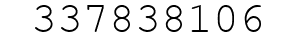 Number 337838106.