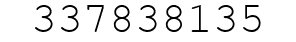Number 337838135.