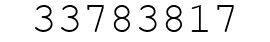 Number 33783817.