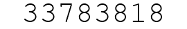Number 33783818.