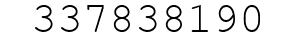 Number 337838190.