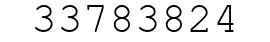 Number 33783824.