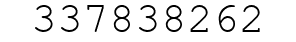 Number 337838262.
