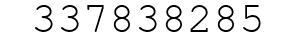 Number 337838285.