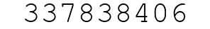 Number 337838406.