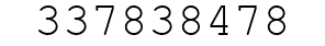 Number 337838478.
