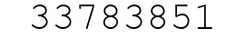 Number 33783851.