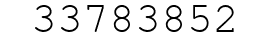 Number 33783852.