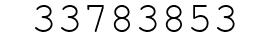 Number 33783853.