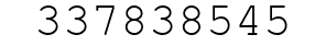 Number 337838545.