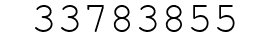 Number 33783855.